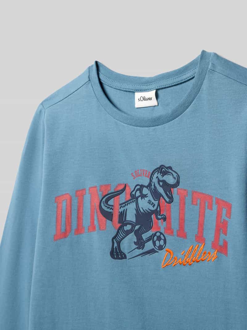 s.Oliver RED LABEL Regular fit shirt met lange mouwen van puur katoen