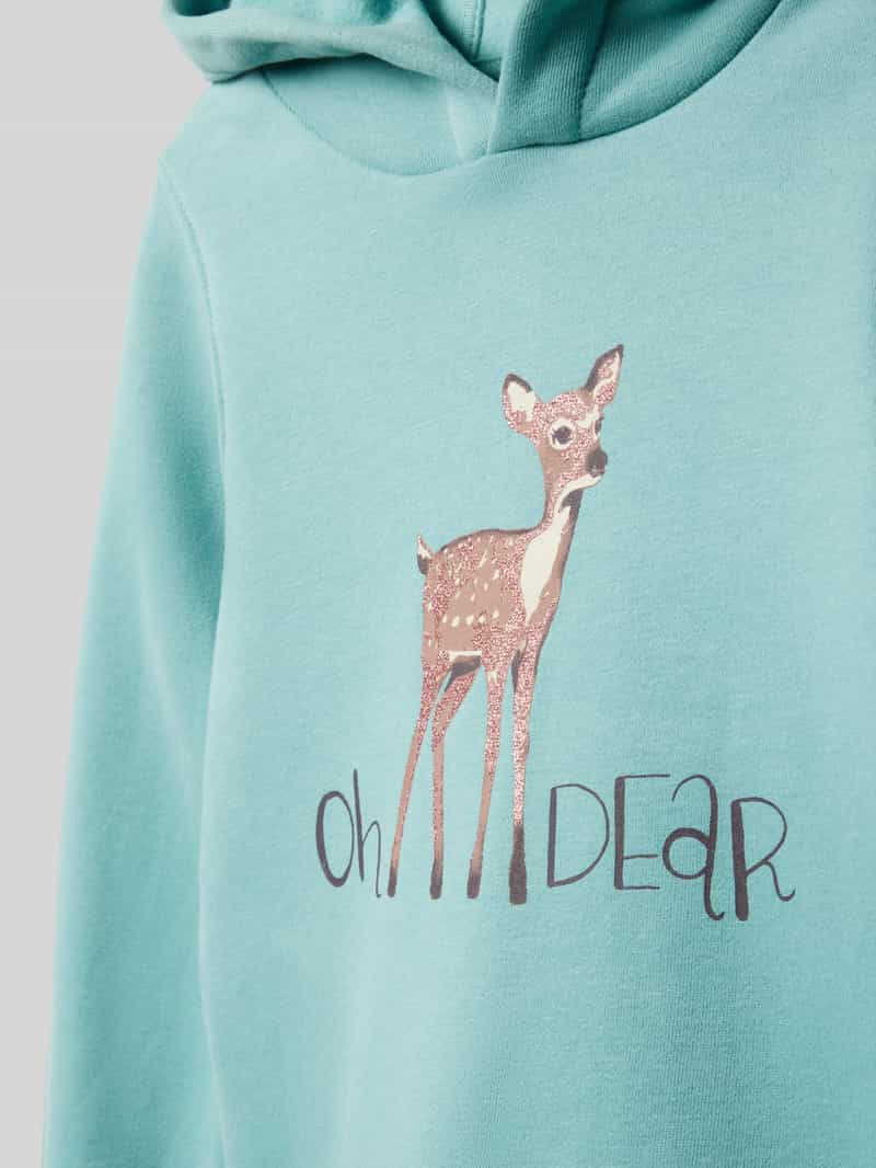 s.Oliver RED LABEL Regular fit hoodie met glitterprint