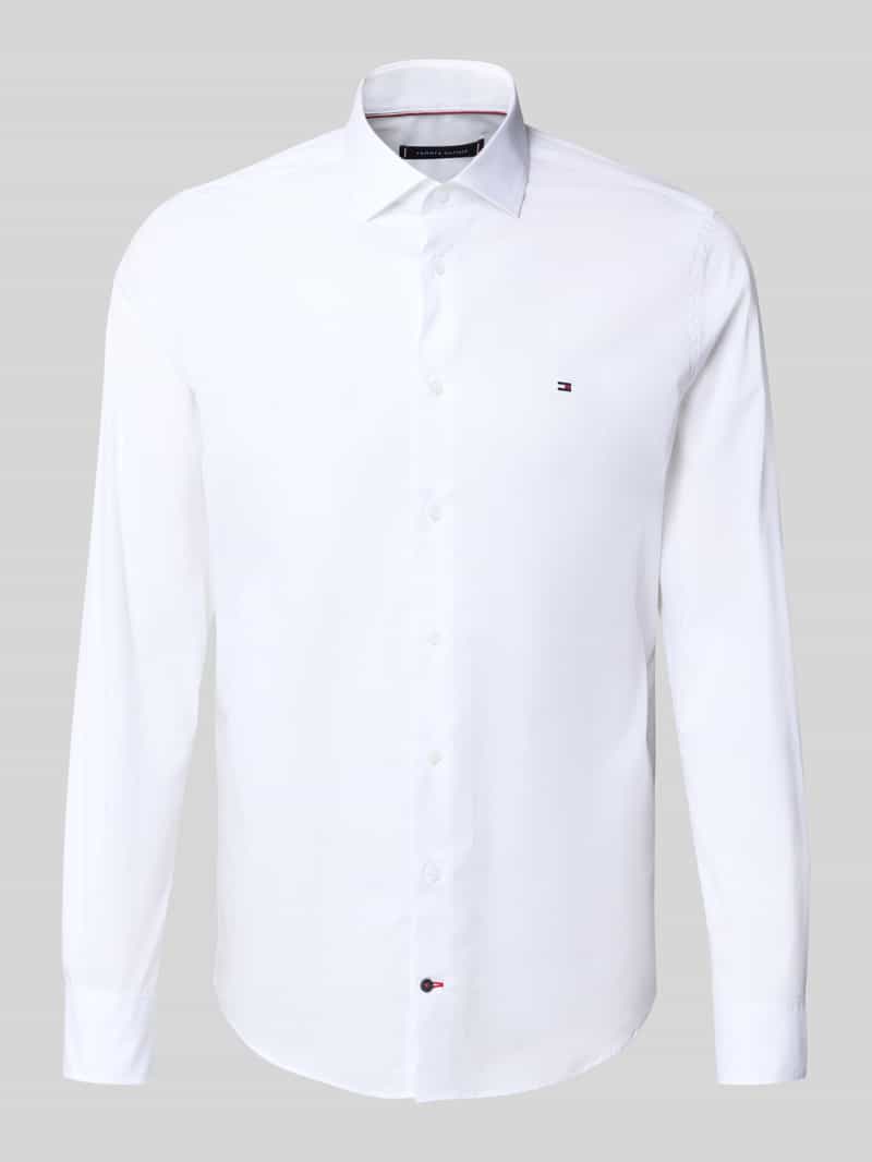 Tommy Hilfiger Tailored Slim fit zakelijk overhemd van katoenmix