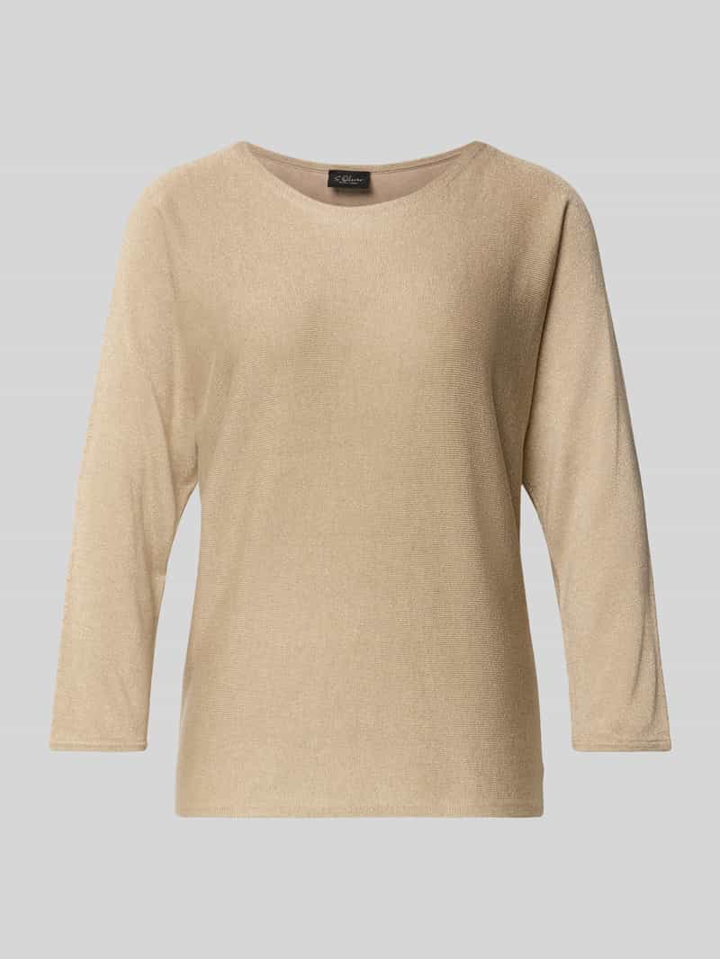 s.Oliver BLACK LABEL Relaxed fit pullover van viscosemix