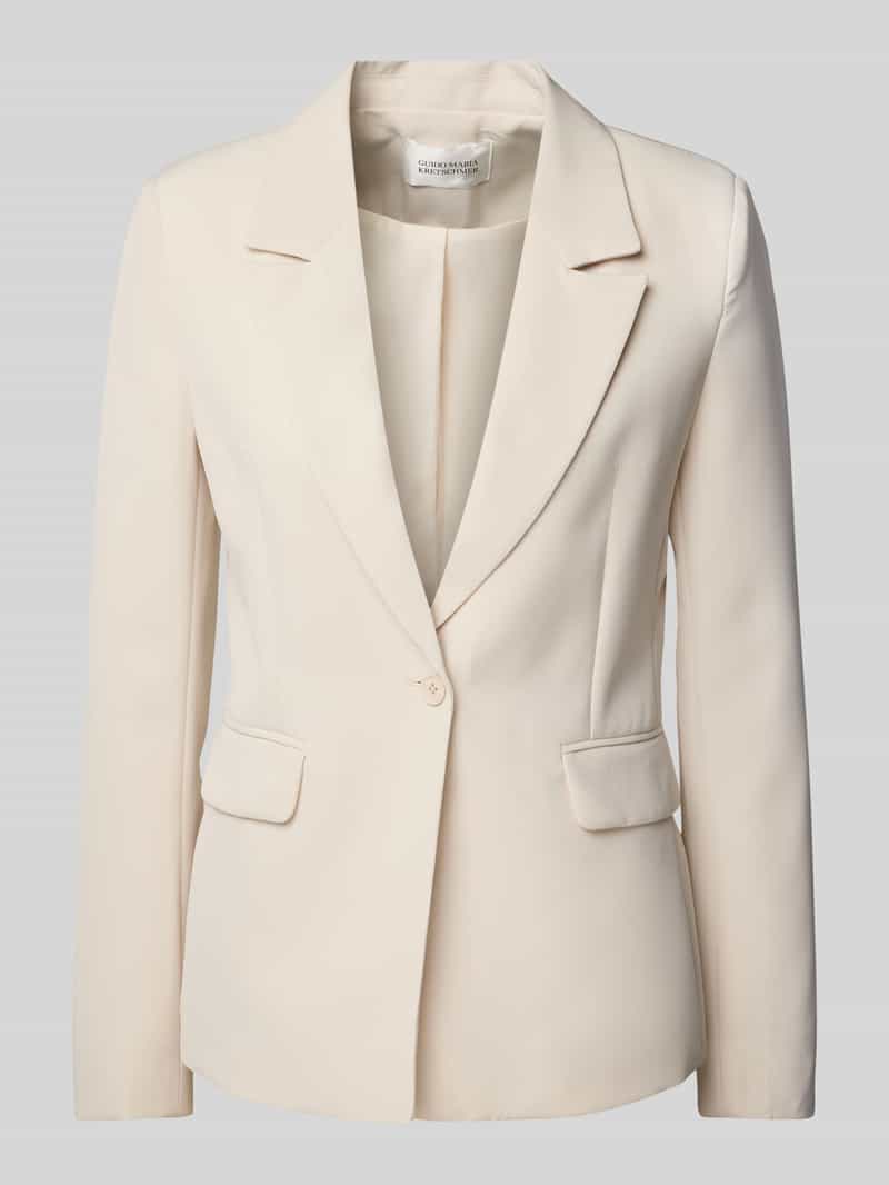 GUIDO MARIA KRETSCHMER WOMAN Slim fit blazer met klepzakken model 'ISA'