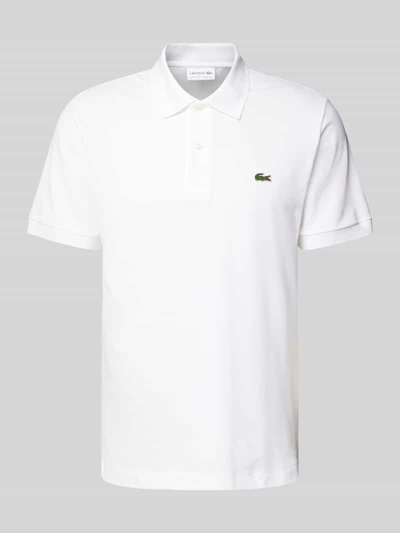 Lacoste Classic fit poloshirt met labelbadge