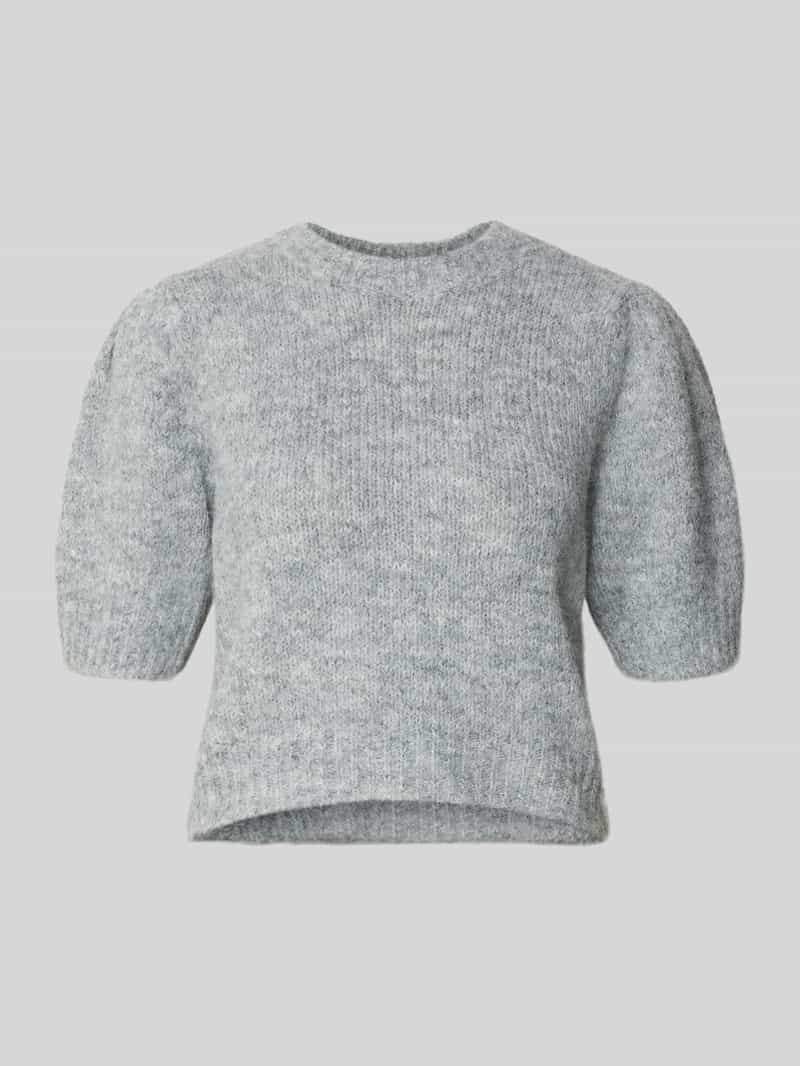 Vero Moda Gebreide trui VMNOVAH SS O-NECK PUFF PULLOVER GA NOOS