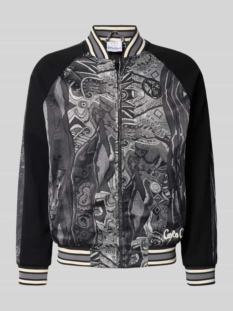 carlo colucci Regular fit jack met opstaande kraag
