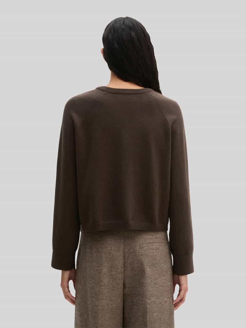 Marc O'Polo Pullover van wol met raglanmouwen