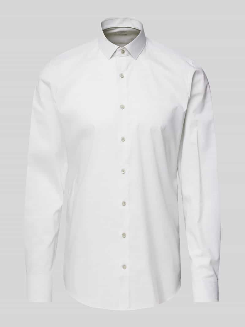 OLYMP Level Five Slim fit zakelijk overhemd met kentkraag