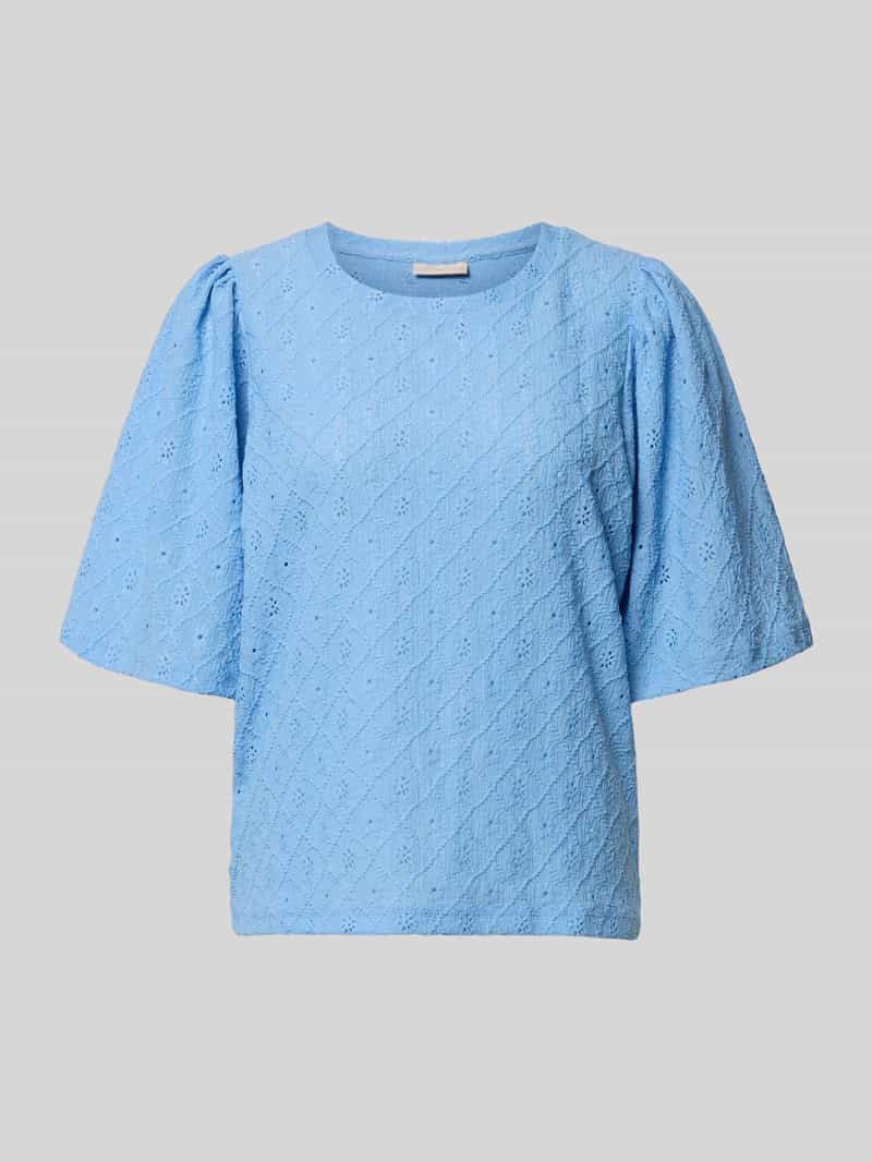 Blouse met ajourborduursel model 'KIONA'