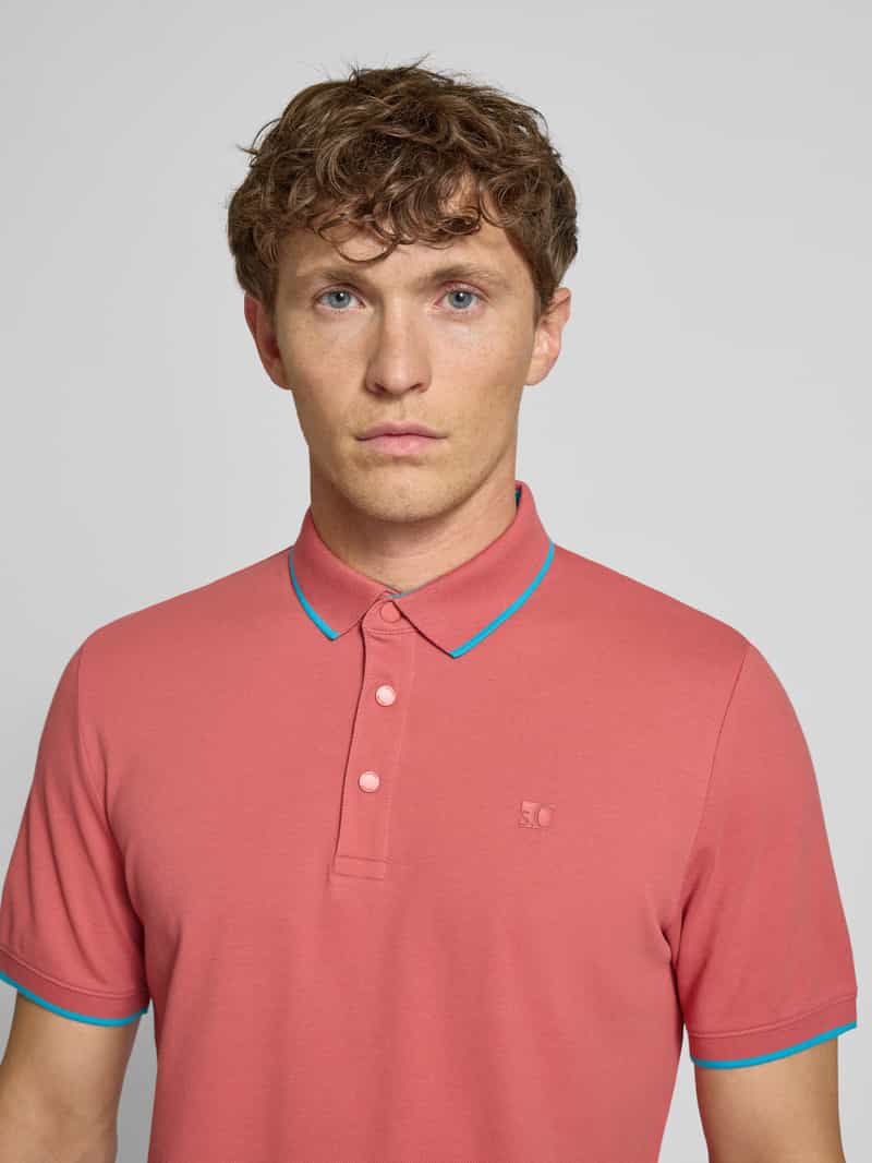 s.Oliver RED LABEL Regular fit poloshirt van katoenmix