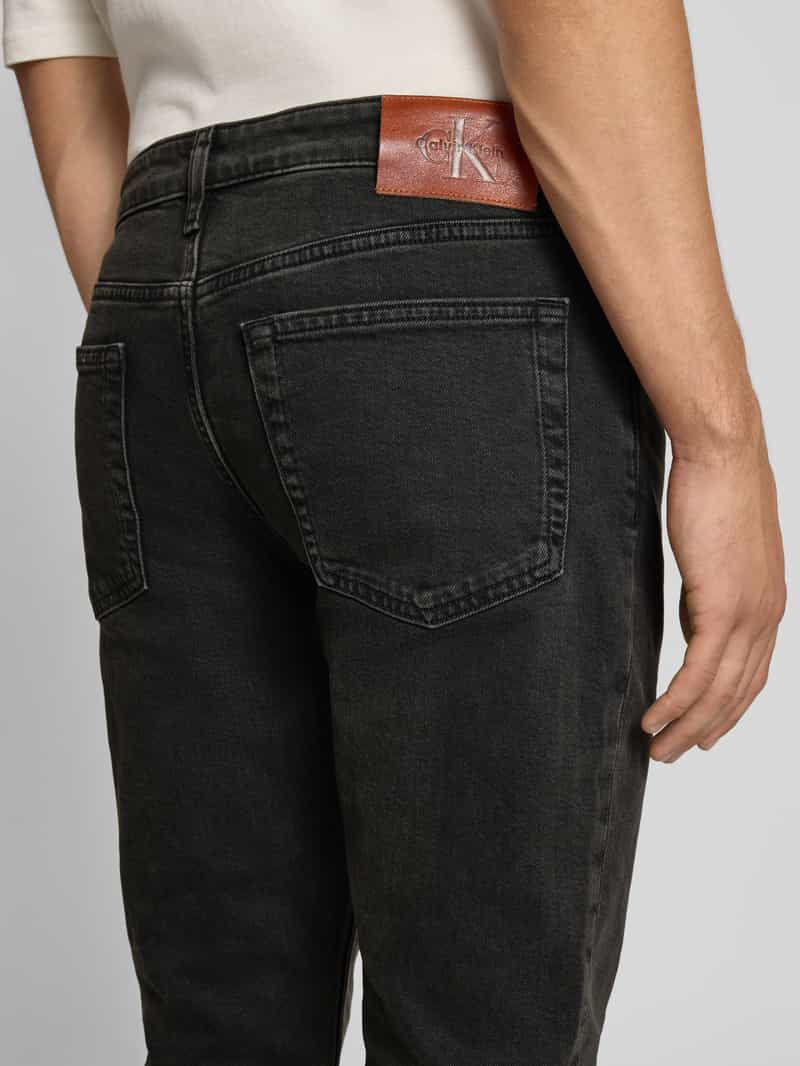 Calvin Klein Jeans Slim fit jeans met logopatch model 'Essential'