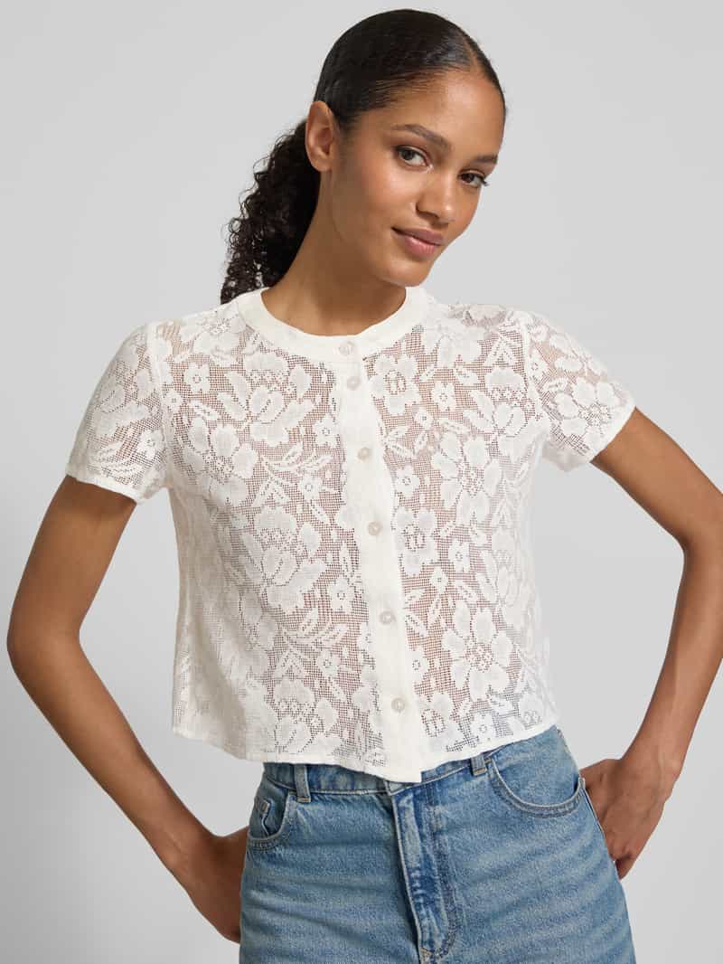 Jake*s Casual Overhemdblouse van kant