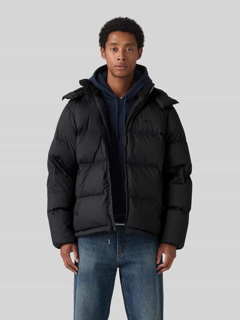 Levi's regular fit doorgestikte jas label-patch