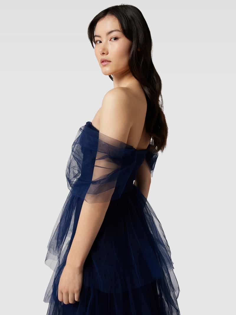 Lace & Beads Cocktailjurk in strapless design