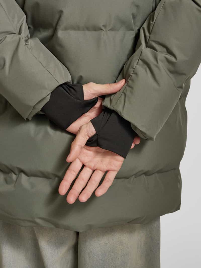 jack & jones Gewatteerde lange jas met capuchon model 'ALPHA'