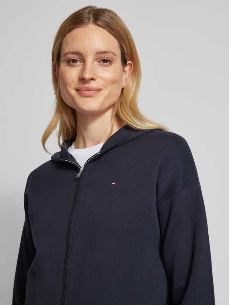 Tommy Hilfiger Sweatjack met logostitching