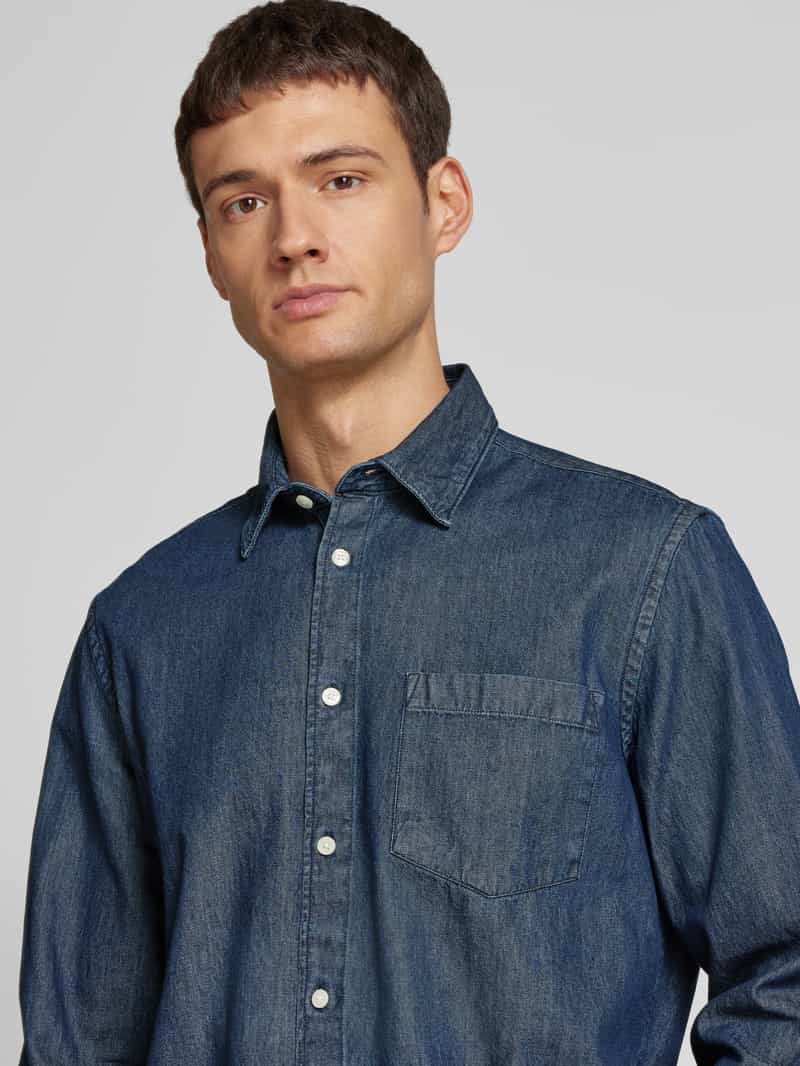 Selected Homme Regular fit vrijetijdsoverhemd met borstzak