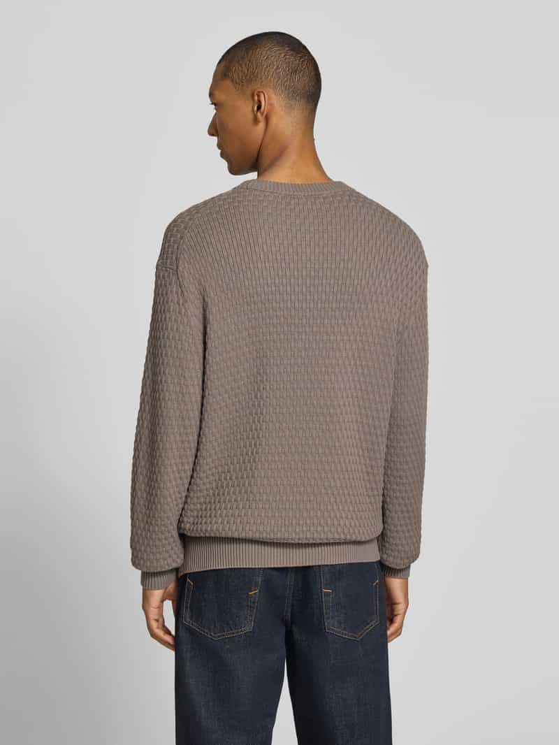 HUGO Regular fit pullover van pure katoen model 'Sylas'