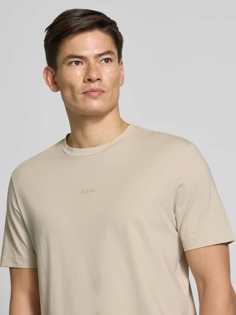 Boss Orange Regular fit T-shirt van katoenmix