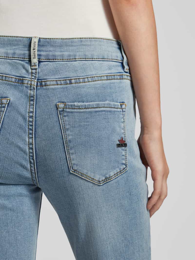 Buena Vista Slim fit jeans met verkort model 'Italy'