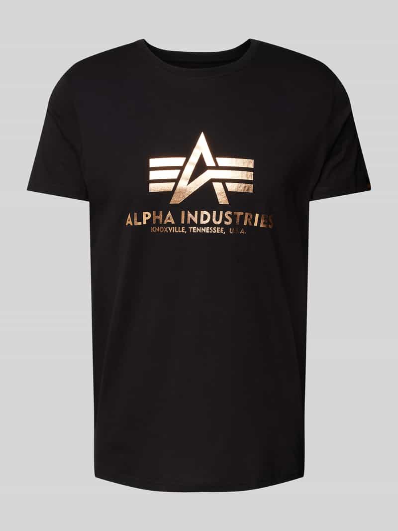 alpha industries T-shirt met labelprint