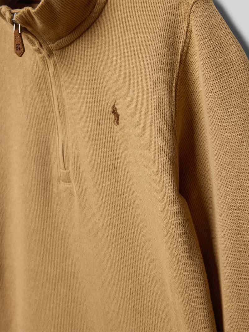 Polo Ralph Lauren Kids Gebreide pullover met geribde mouwboorden