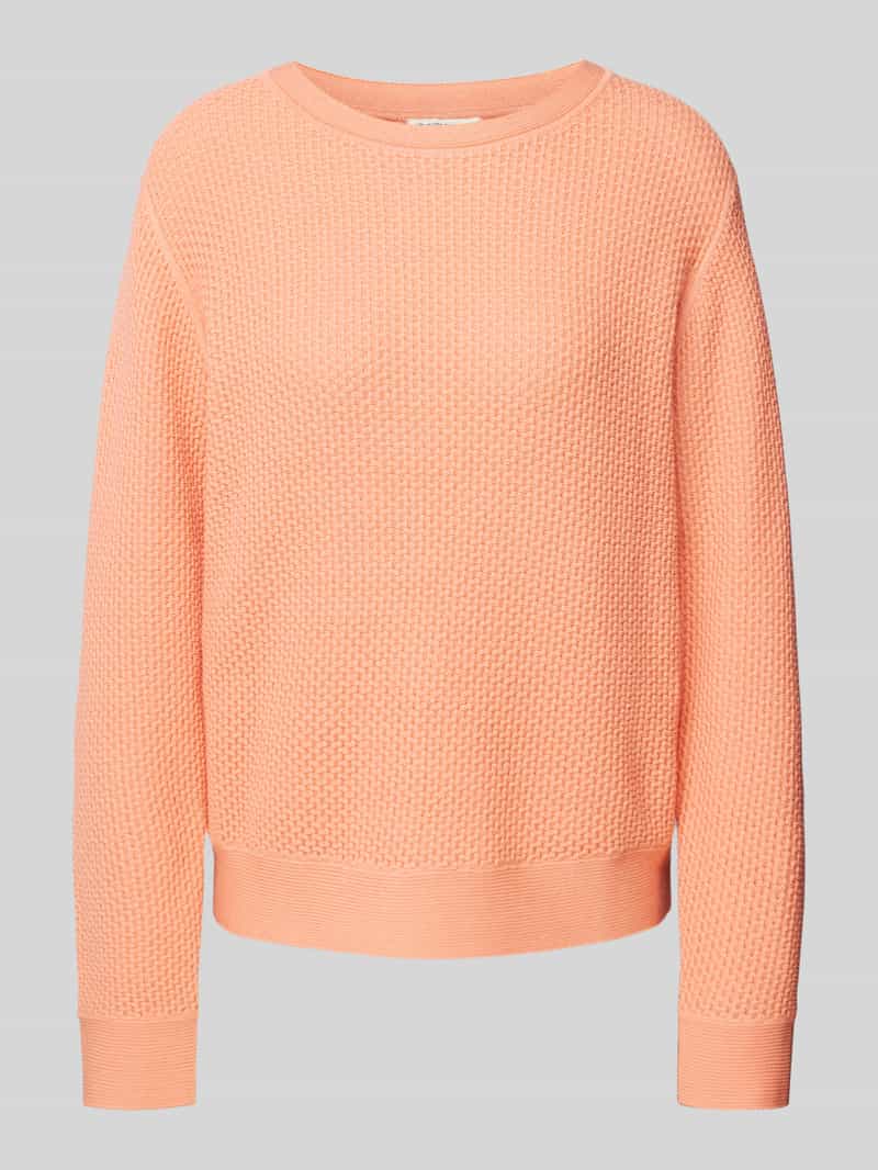 Tom Tailor Regular fit gebreide pullover van zuiver katoen