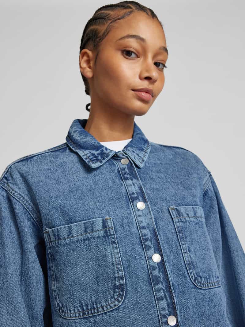 Noisy May Jeansjack met opgestikte borstzakken model 'ALVA'