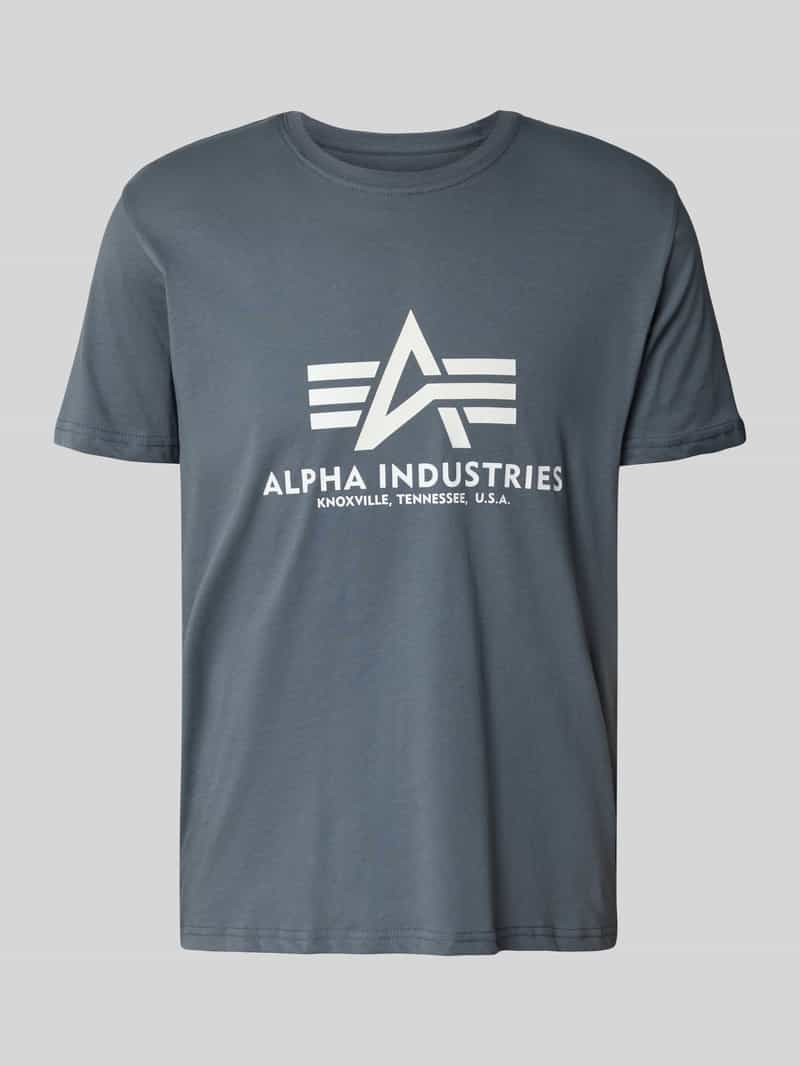 alpha industries T-shirt met labelprint