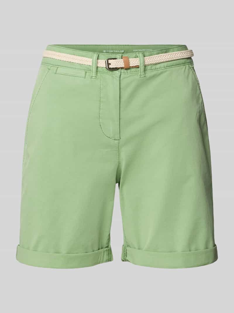 Tom Tailor Regular fit korte chino van katoenmix