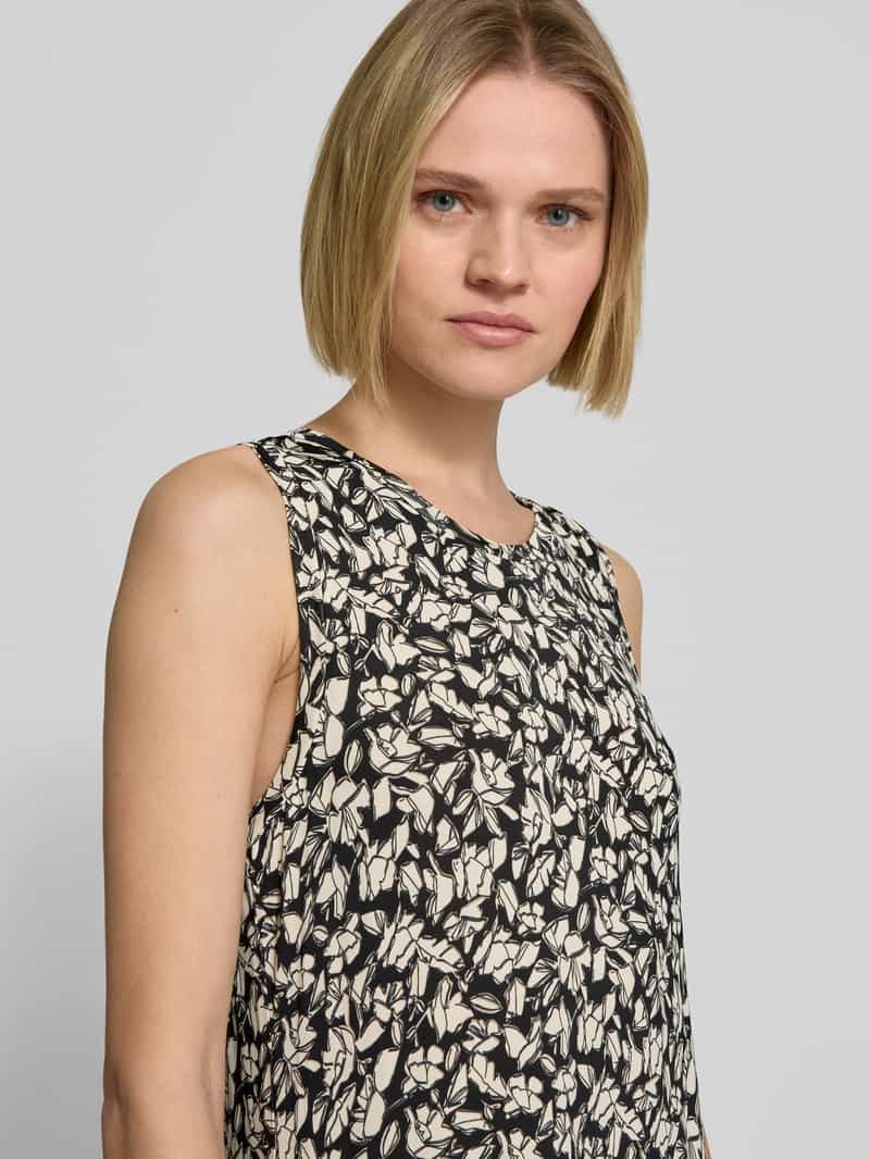 Marc O'Polo Relaxed fit jersey-jurk in een viscosemix met all-over patroon