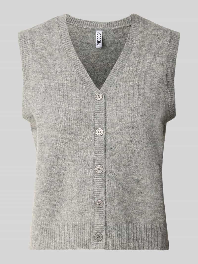 Pieces Regular fit bodywarmer met v-hals model 'SALLY'