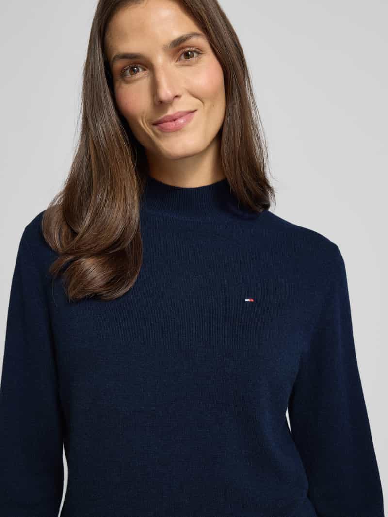 Tommy Hilfiger Regular fit pullover van een mix van wol en kasjmier