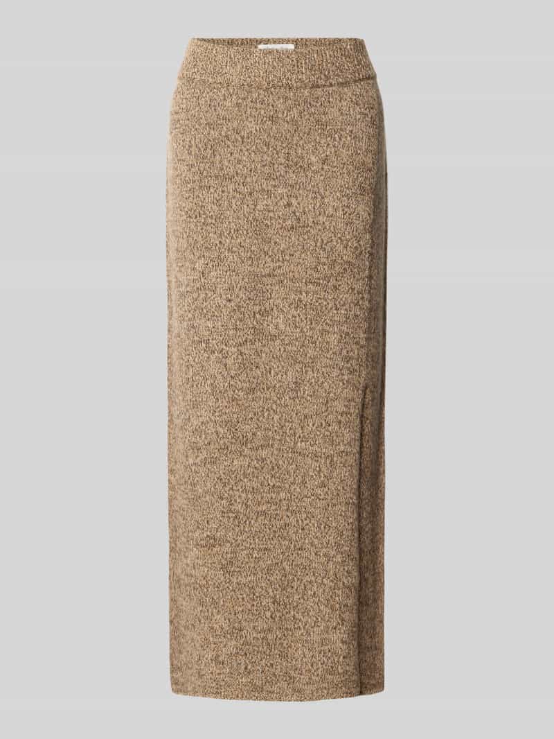 Christian Berg Woman Gebreide rok van wol in two-tone-stijl