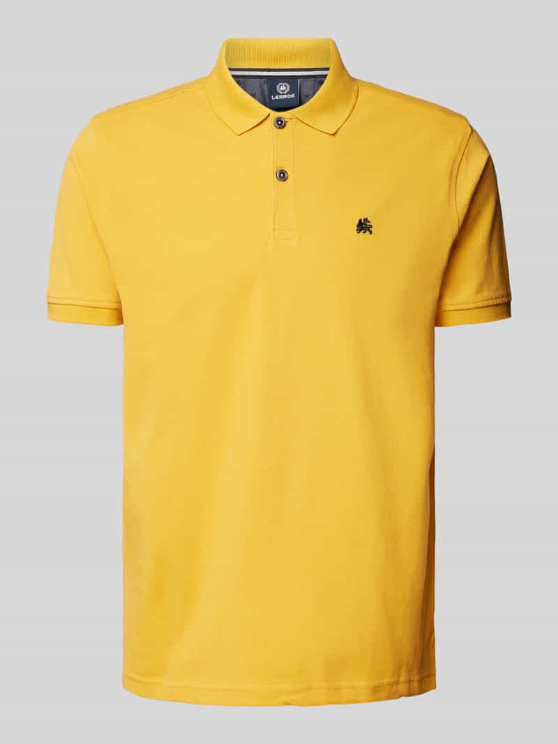 Lerros Poloshirt met labelstitching