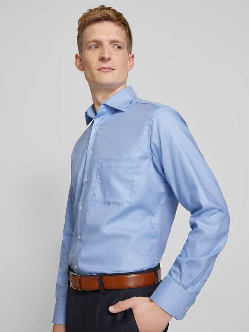 Eterna Modern fit zakelijk overhemd met kentkraag