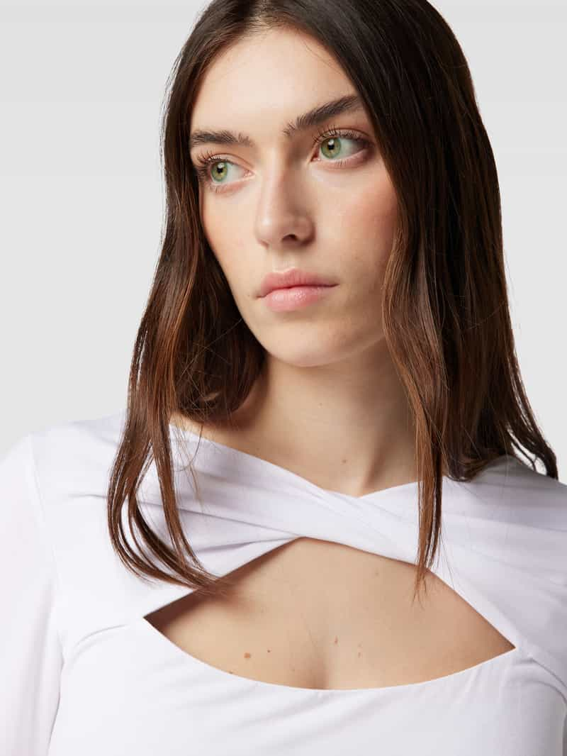 Guess Shirt met lange mouwen en cut-out model 'TWISTED YOKE MENA'