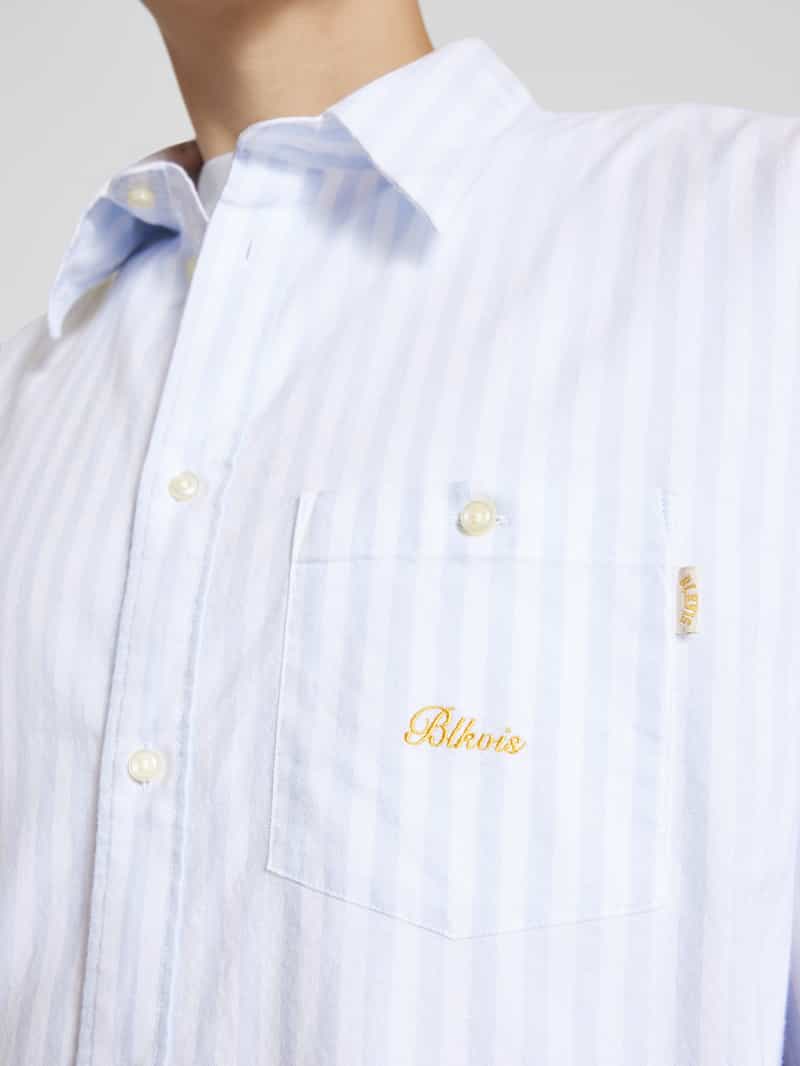 BLKVIS Relaxed fit vrijetijdsoverhemd met borstzak model 'SCRIPT'