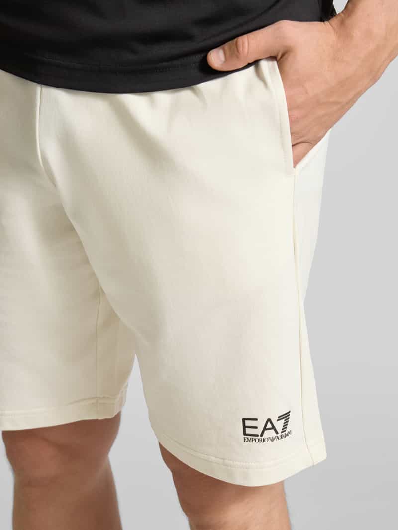 EA7 Emporio Armani Shorts met elastische band