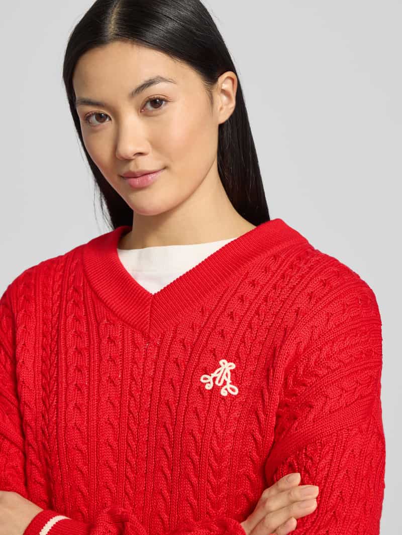 ARMEDANGELS Loose fit gebreide pullover van puur biologisch katoen model 'CAARLOA CABLE'