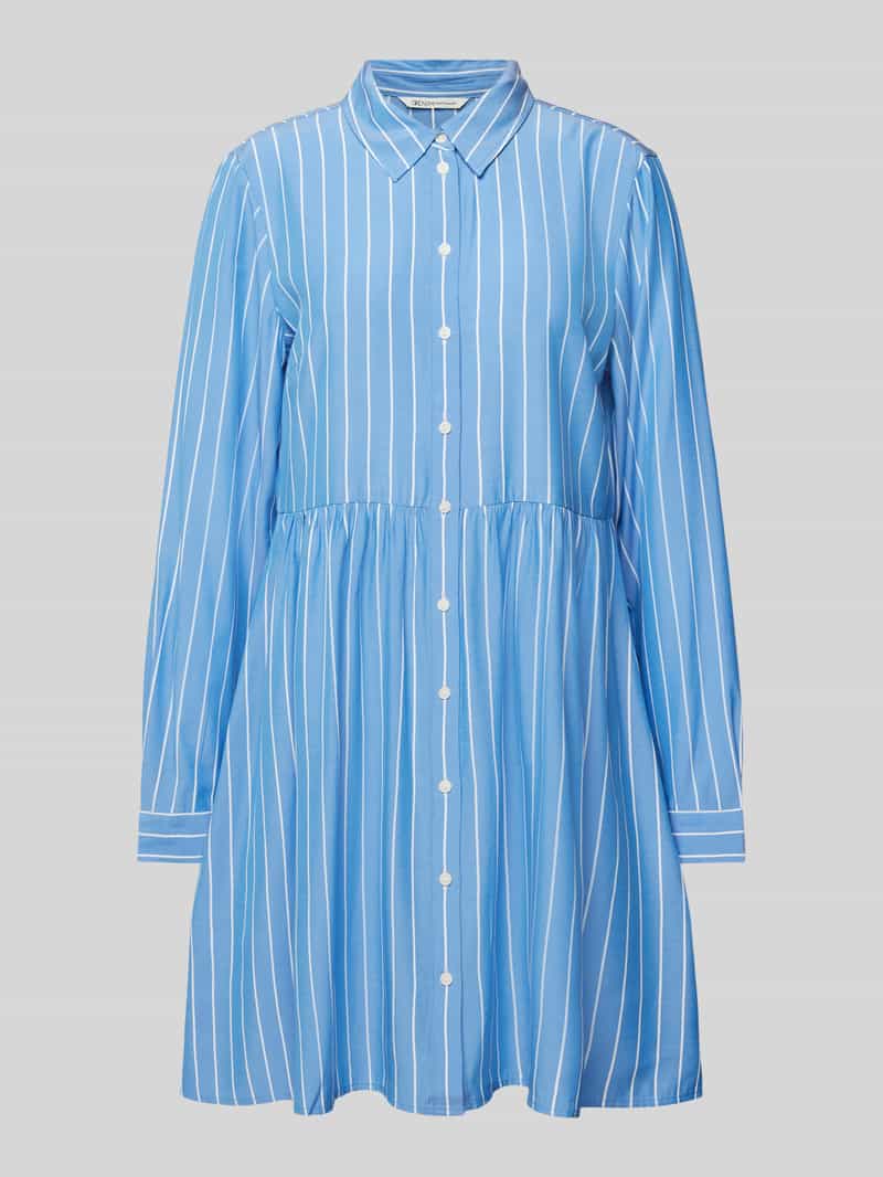 Tom Tailor Denim Uitlopende blousejurk met viscose