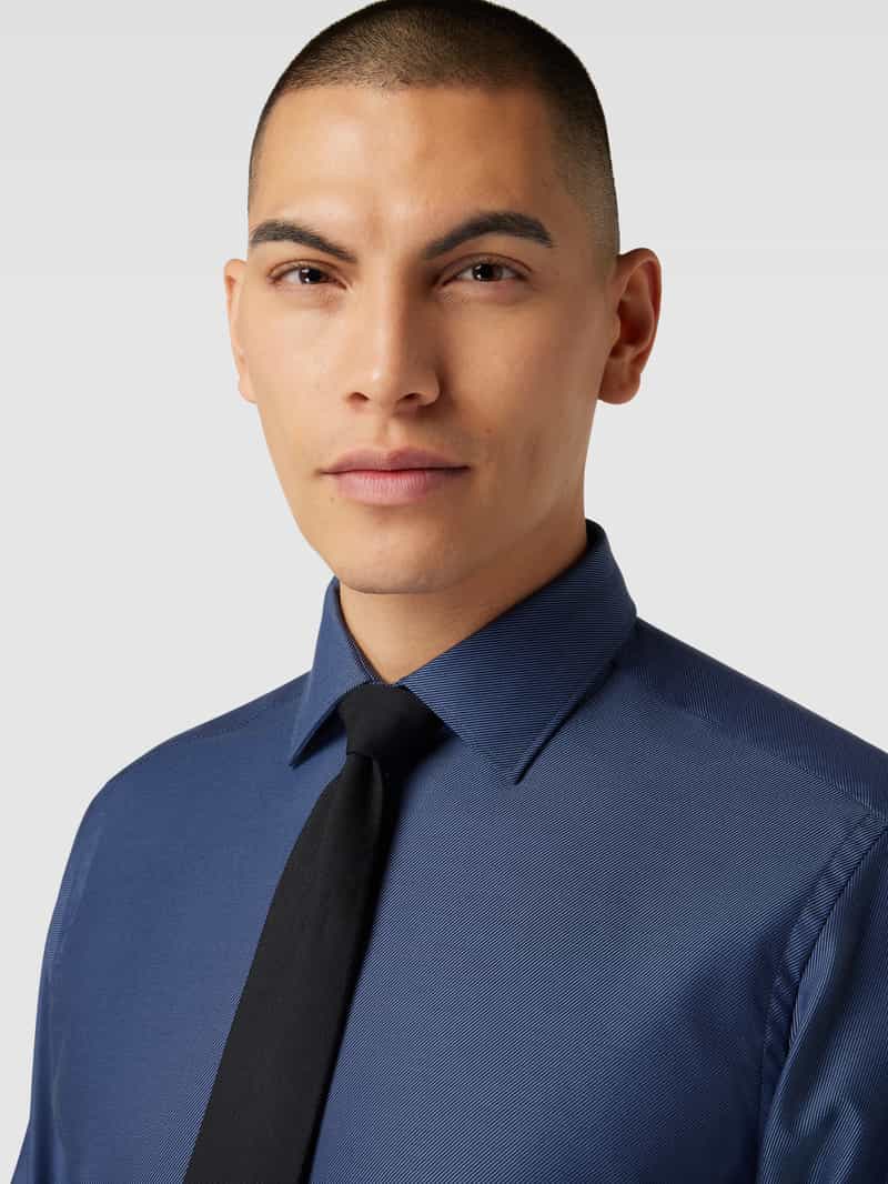 Jake*s Regular fit zakelijk overhemd met kentkraag