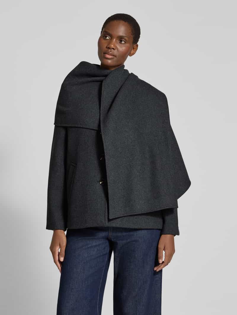 Vero Moda Regular fit lange jas met sjaalkraag model 'UNALAURA'