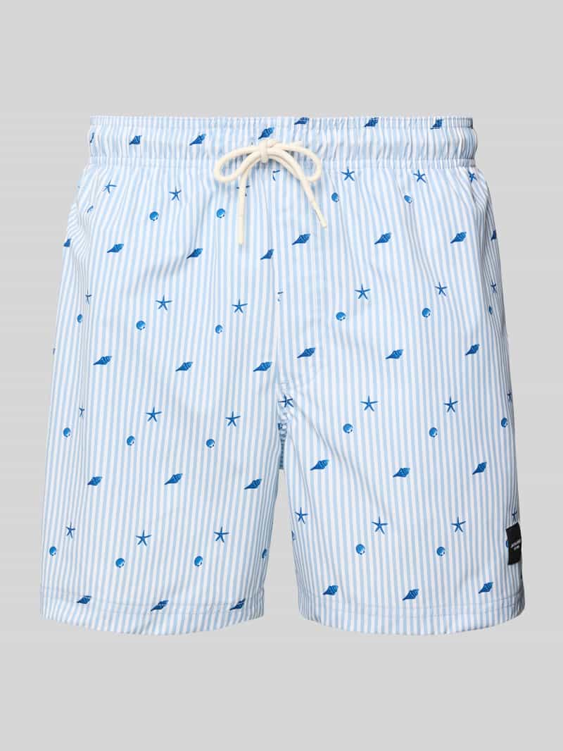 jack & jones Regular fit korte zwembroek met labelpatch model 'STMAUI'