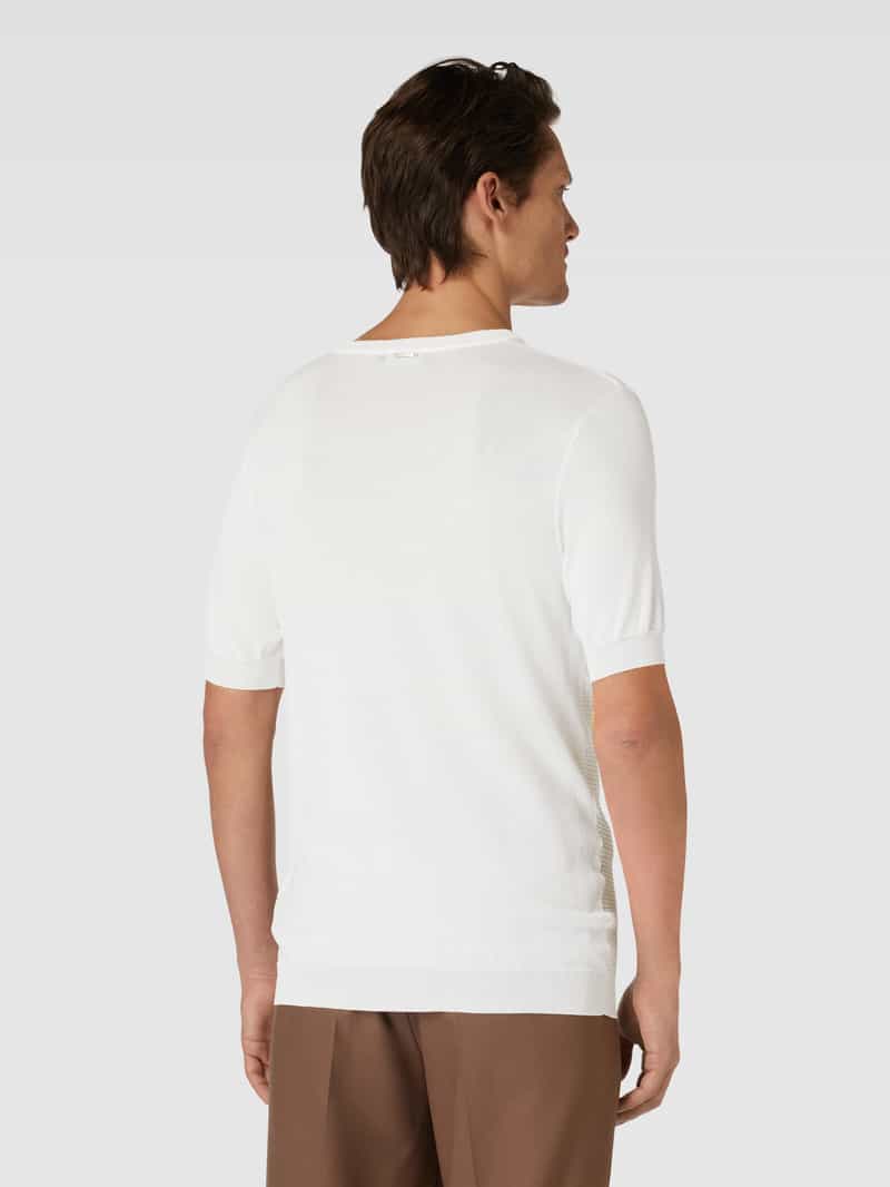 Regular fit T-shirt met structuurmotief Antony Morato