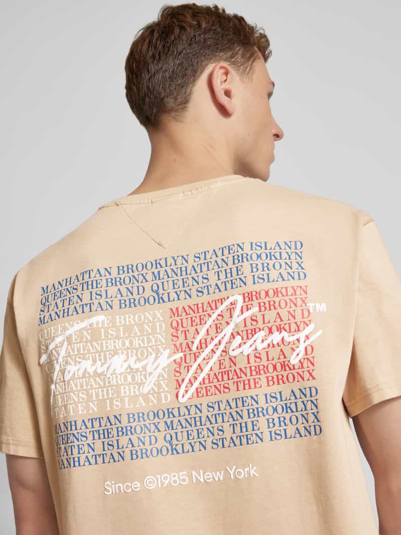 Tommy Jeans T-shirt met labelprint