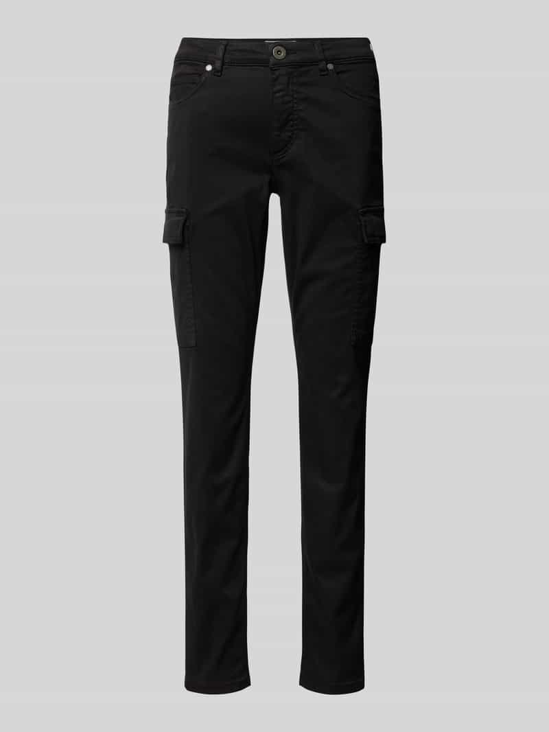 Marc O'Polo Slim fit cargobroek in effen design