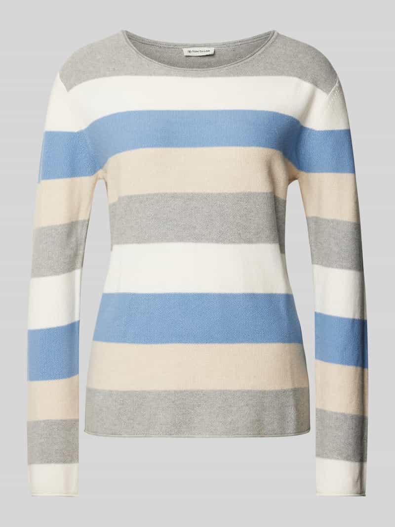 Tom Tailor Regular fit gebreide pullover met katoen