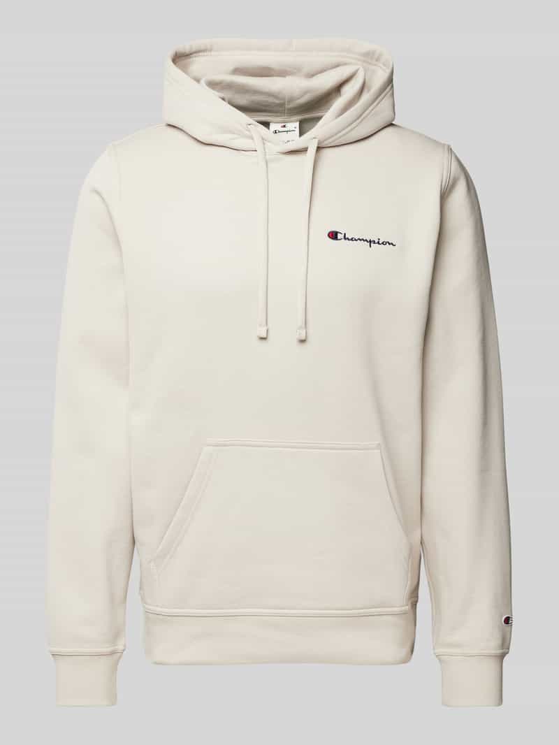 Champion Hoodie met labelstitching