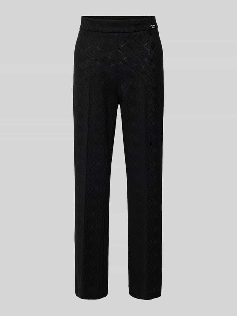 CAMBIO Straight leg broek met verkort model 'FAITH'