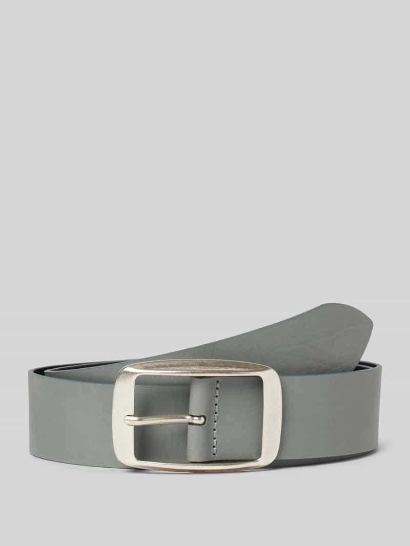 s.Oliver RED LABEL Leren riem met vierkante doornsluiting