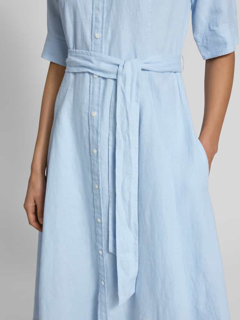 Polo Ralph Lauren Overhemdjurk met strikceintuur